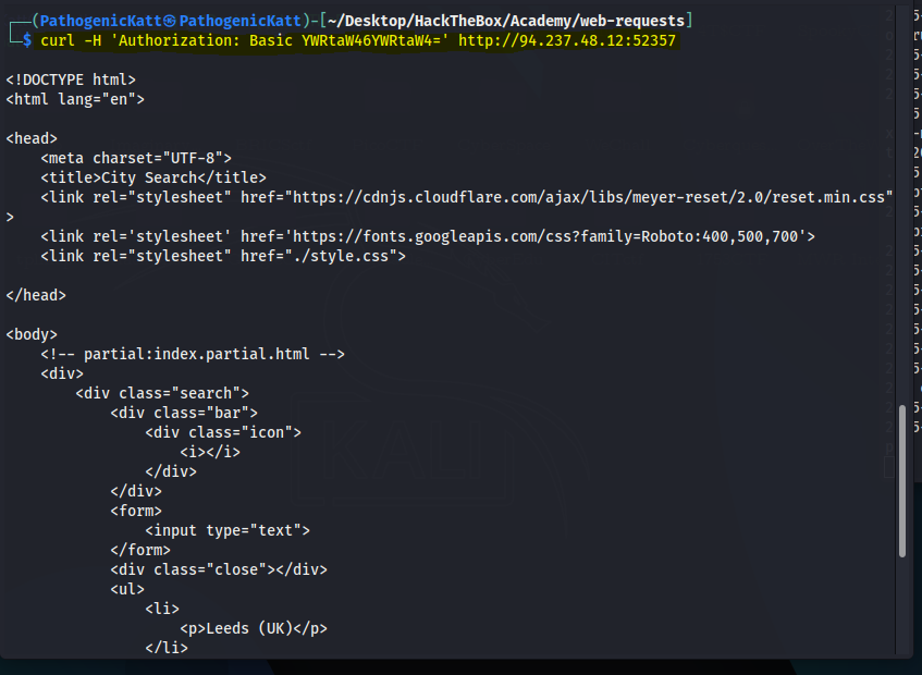 htb auth login header