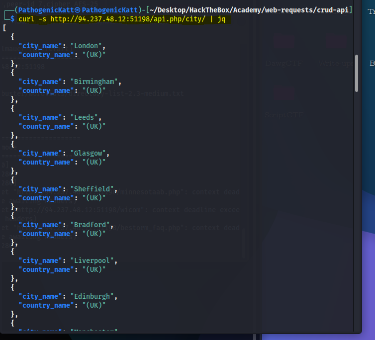 crud api read-all entries