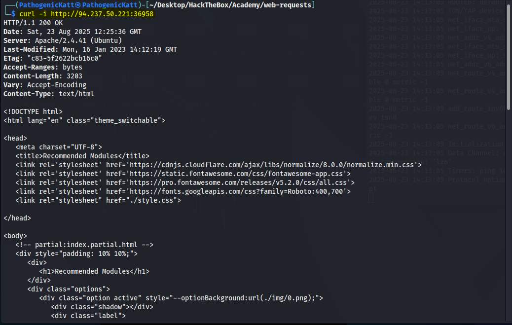 http-response header-&-html