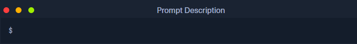 prompt description