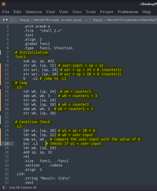Challenge screenshot