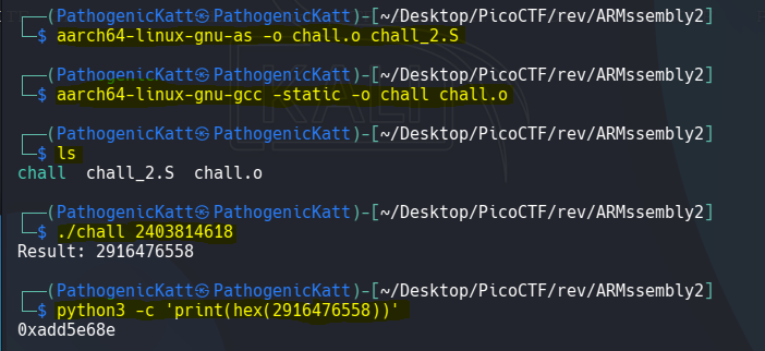 Challenge screenshot