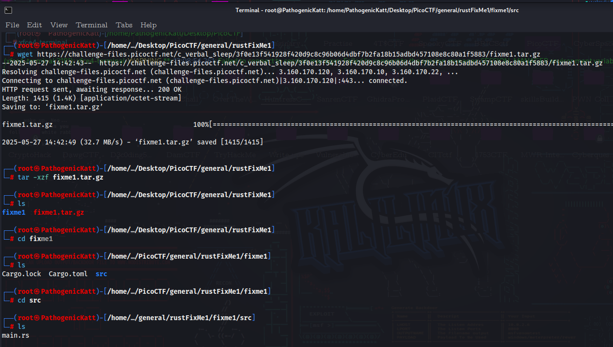 Challenge screenshot